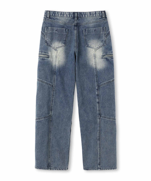 WMC(ダブリューエムシー)の「マルチダートデニム_BLUE(デニムパンツ・メンズ・ブルー・30(M)/32(L)/36(XL))」の3枚目の写真