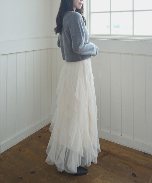 archives（アルシーヴ）の「金ボタンラメニットアンサンブル（アンサンブル・レディース・グレー/ワイン/アイボリー/ミント・MEDIUM）」の19枚目の写真