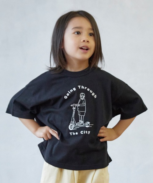 FOV（フォブ）の「FOV/フォブ Going Through Tシャツ（Tシャツ/カットソー・キッズ・ブラック/ホワイト/ベージュ系その他・M/L/XL）」の2枚目の写真