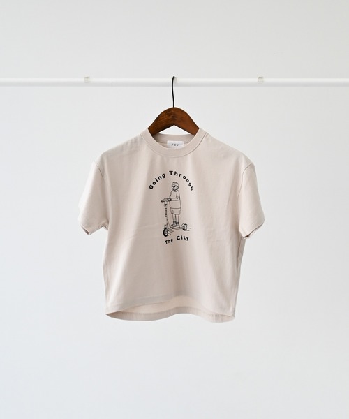 FOV(フォブ)の「FOV/フォブ Going Through Tシャツ(Tシャツ/カットソー・キッズ・ブラック/ホワイト/ベージュ系その他・M/L/XL/S)」の8枚目の写真