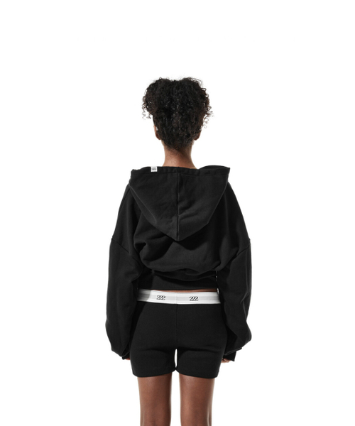 222(イトゥドゥル)の「HOODIE 002 (BLACK)(パーカー・レディース・ブラック・FREE)」の6枚目の写真