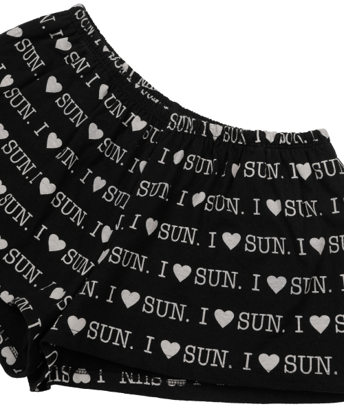 SUNDAY FRUIT MARKET（サンデーフルーツマーケット）の「W) I LOVE SUN SHORT BLACK（その他パンツ・レディース・その他・SMALL/MEDIUM）」の3枚目の写真