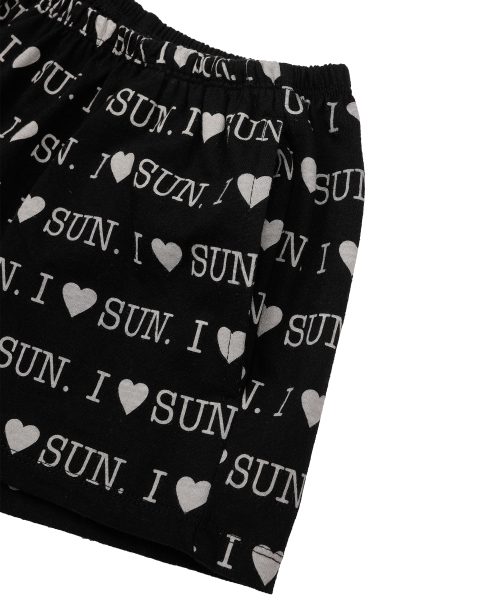 SUNDAY FRUIT MARKET（サンデーフルーツマーケット）の「W) I LOVE SUN SHORT BLACK（その他パンツ・レディース・その他・SMALL/MEDIUM）」の5枚目の写真