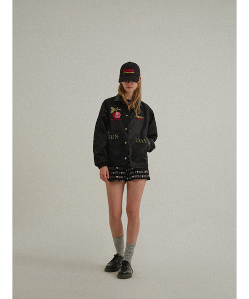 SUNDAY FRUIT MARKET（サンデーフルーツマーケット）の「W) I LOVE SUN SHORT BLACK（その他パンツ・レディース・その他・SMALL/MEDIUM）」の6枚目の写真