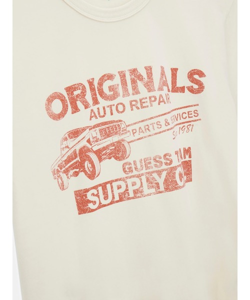 Guess(ゲス)の「GUESS Originals Auto Repair Muscle Tee Tシャツ(Tシャツ/カットソー・メンズ・ホワイト系その他/ブラック・SMALL/X-LARGE/LARGE/MEDIUM)」の5枚目の写真