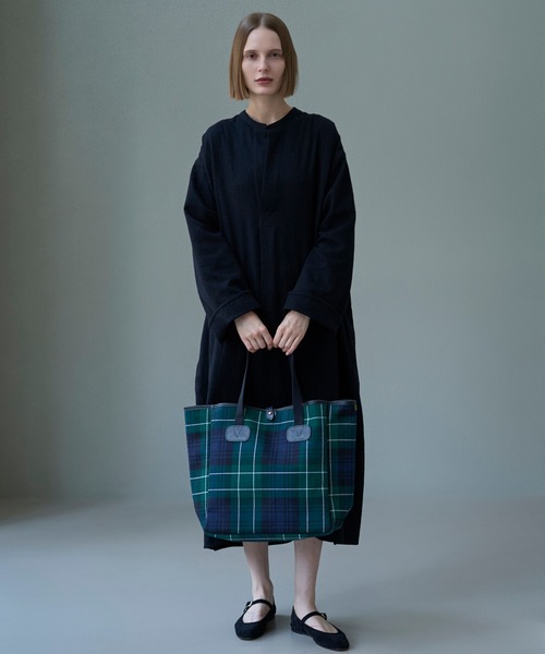 Brady チェック トートバッグ バッグ ウール A4 Brady | SMALL CARRYALL WOOL CHECK（トートバッグ）｜BRADY