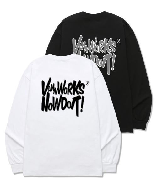VANNWORKS(バンワークス)の「NOW DOIT OUTLINE ロングスリーブ (VLS0084) ブラック(Tシャツ/カットソー・レディース・その他・MEDIUM/LARGE/X-LARGE/XX-LARGE/SMALL)」の5枚目の写真