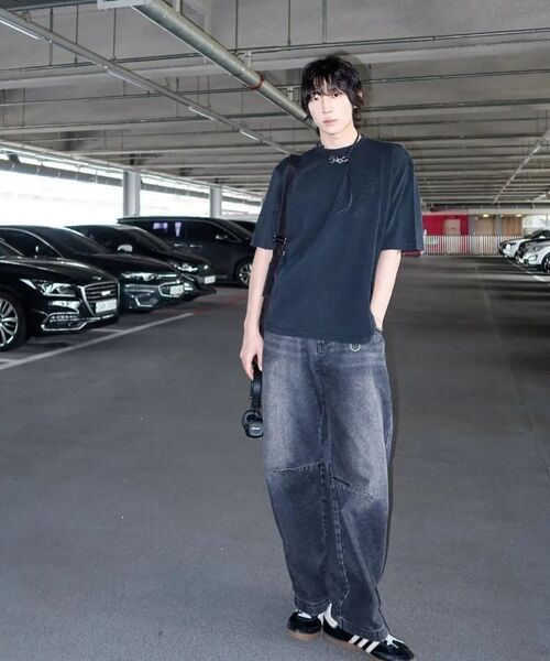 WANGGWAN（ワングァン）の「エチッドクロスウォッシングTシャツ(ブラック)（Tシャツ/カットソー・メンズ・その他・LARGE/MEDIUM/SMALL）」の16枚目の写真