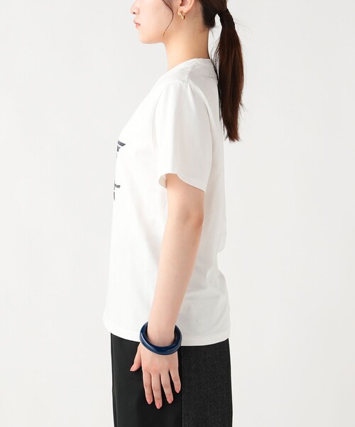 BEAMS HEART（ビームスハート）の「フロッキー スター Tシャツ（Tシャツ/カットソー・レディース・オフホワイト/チャコールグレー/ネイビー・MEDIUM/LARGE）」の18枚目の写真