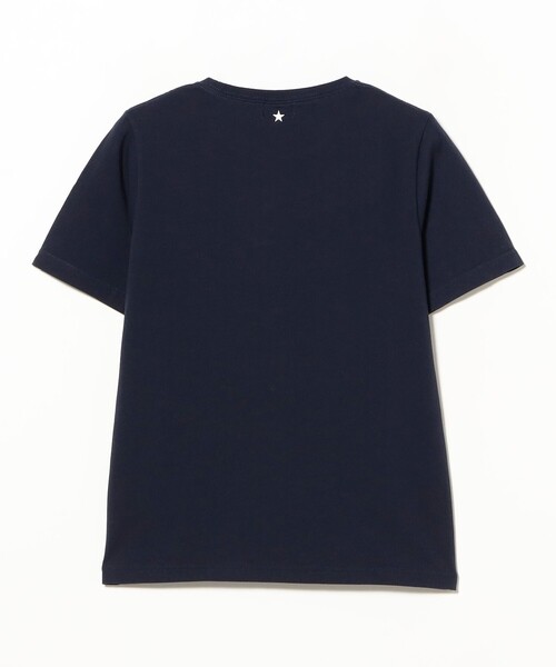 BEAMS HEART（ビームスハート）の「フロッキー スター Tシャツ（Tシャツ/カットソー・レディース・オフホワイト/チャコールグレー/ネイビー・MEDIUM/LARGE）」の6枚目の写真