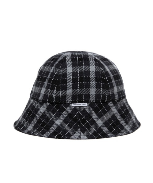 COOTIE PRODUCTIONS（クーティープロダクションズ）の「Heavy Flannel Check Ball Hat（ハット・メンズ・ブラック系その他・LARGE/MEDIUM）」の2枚目の写真