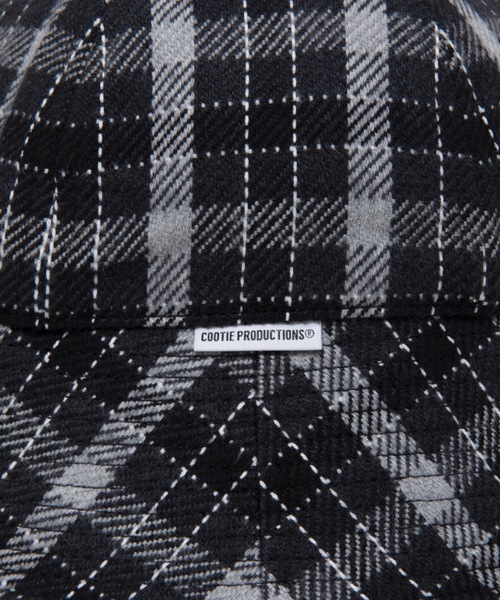 COOTIE PRODUCTIONS（クーティープロダクションズ）の「Heavy Flannel Check Ball Hat（ハット・メンズ・ブラック系その他・LARGE/MEDIUM）」の3枚目の写真