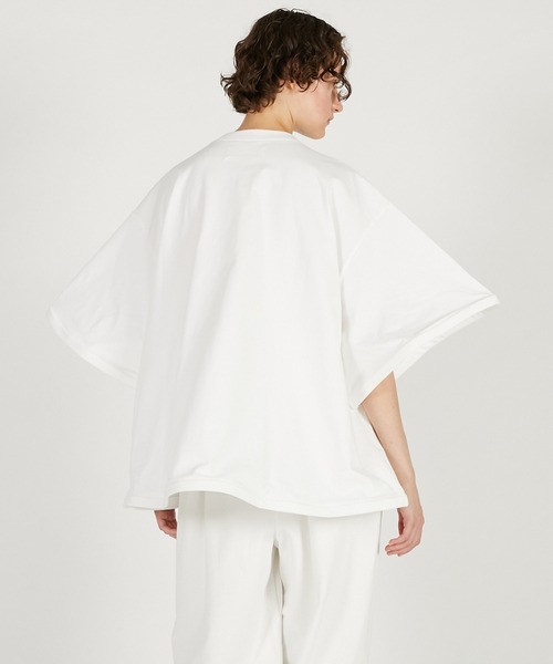 PRANK PROJECT(プランクプロジェクト)の「【Pre-Order】裾ボーンTシャツ / Wire Hem Big Tee(Tシャツ/カットソー・レディース・チャコールグレー/ホワイト・FREE)」の7枚目の写真