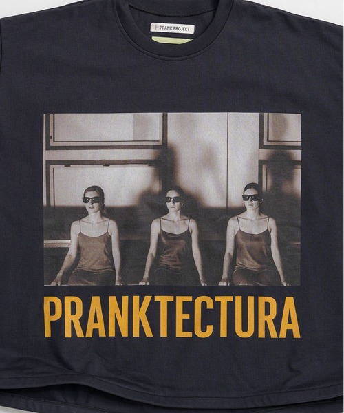 PRANK PROJECT(プランクプロジェクト)の「【Pre-Order】裾ボーンTシャツ / Wire Hem Big Tee(Tシャツ/カットソー・レディース・チャコールグレー/ホワイト・FREE)」の16枚目の写真