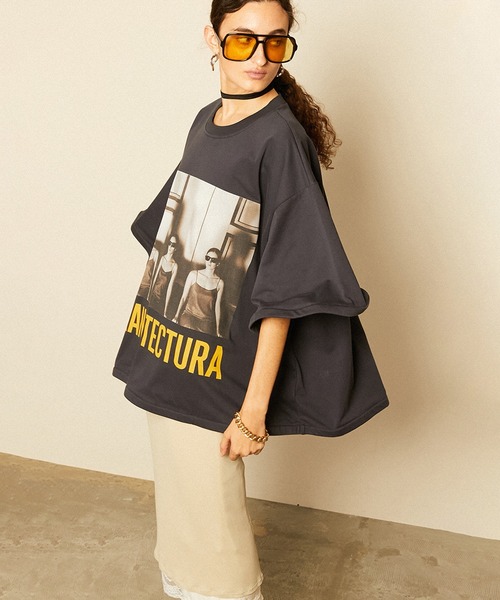PRANK PROJECT Wire Hem Big Tee タグ付き Pre-Order】裾ボーンTシャツ / Wire Hem Big Tee（Tシャツ/カットソー