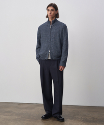 J'RIUM（ジェイリウム）の「Bonne Alpaca High Neck Zip-Up Navy（ニット/セーター）」