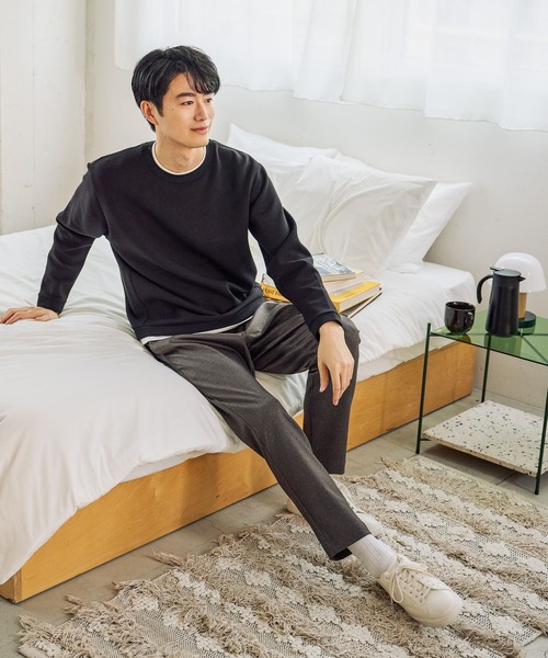 GLOBAL WORK(グローバルワーク)の「スマらくイージーパンツ/601315(その他パンツ・メンズ・チャコールグレー/ネイビー/ブラック/ダークブラウン/ライトグレー/ネイビー系9・MEDIUM/SMALL/X-SMALL/LARGE/XX-LARGE/X-LARGE/L-Long/S-Long/XL-Long/3XL/M-Long)」の14枚目の写真