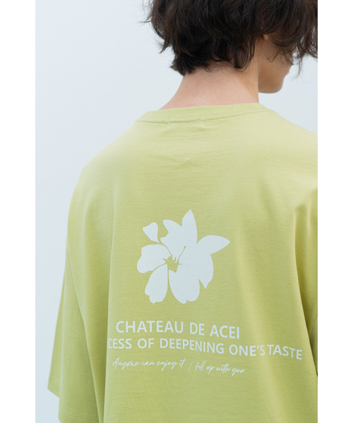 ACEI(アセイ)の「スローガンオーバーサイズTシャツライトグリーン(Tシャツ/カットソー・メンズ・その他・MEDIUM/LARGE)」の2枚目の写真