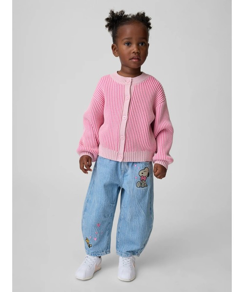 GAP（ギャップ）の「スヌーピー プルオン ホースシューデニム (幼児・ベビー)（デニムパンツ・キッズ・インディゴブルー・70cm/80ｃｍ/90cm/95cm/100cm/105cm/110cm）」の2枚目の写真