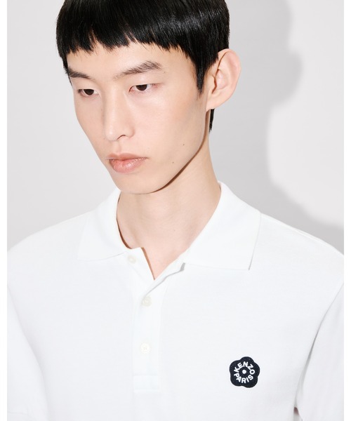 KENZO(ケンゾー)の「'Boke Flower 2.0' スリム ポロ イン コットン(ポロシャツ・メンズ・ホワイト系その他・X-LARGE/MEDIUM/LARGE/SMALL)」の1枚目の写真