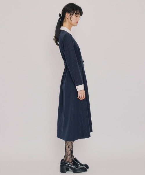 REDYAZEL(レディアゼル)の「フロントZIPストライプロングワンピース(ワンピース・レディース・ピンク/ネイビー/ブルー・MEDIUM/SMALL)」の20枚目の写真