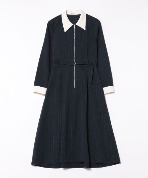 REDYAZEL(レディアゼル)の「フロントZIPストライプロングワンピース(ワンピース・レディース・ピンク/ネイビー/ブルー・MEDIUM/SMALL)」の5枚目の写真