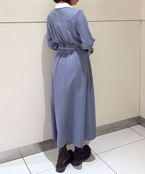 REDYAZEL(レディアゼル)の「フロントZIPストライプロングワンピース(ワンピース・レディース・ピンク/ネイビー/ブルー・MEDIUM/SMALL)」の15枚目の写真