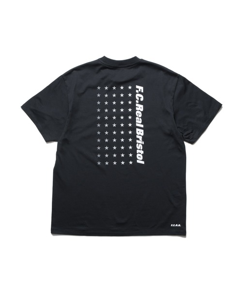 F.C.Real Bristol(エフシーレアルブリストル)の「55STARS TEE(Tシャツ/カットソー・メンズ・ブラック/ホワイト・SMALL/MEDIUM/LARGE/X-LARGE/XX-LARGE)」の2枚目の写真