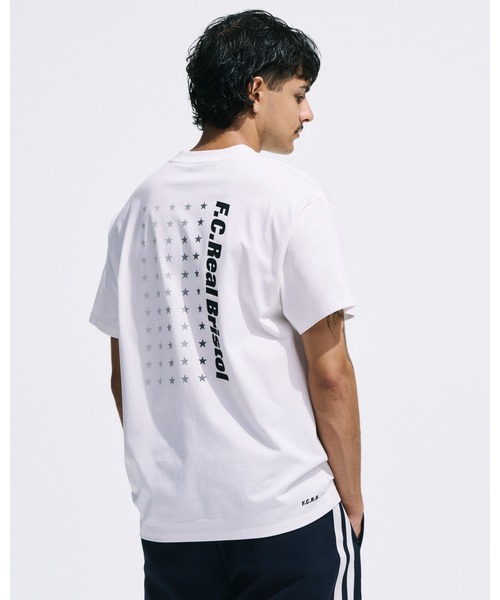F.C.Real Bristol(エフシーレアルブリストル)の「55STARS TEE(Tシャツ/カットソー・メンズ・ブラック/ホワイト・SMALL/MEDIUM/LARGE/X-LARGE/XX-LARGE)」の3枚目の写真