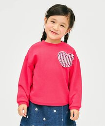 apres les cours | ハートフリルポケットゆったりトレーナー_ジュニア対応(スウェット)