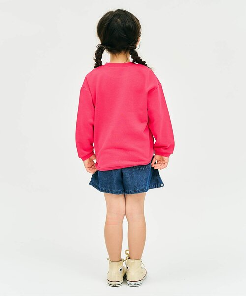 apres les cours（アプレレクール）の「ハートフリルポケットゆったりトレーナー（スウェット・キッズ・レッド/その他2/ミント/イエロー・80/90/100/110/120/130/140）」の8枚目の写真