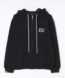 STUD MUFFIN（スタッドマフィン）の「STUD MUFFIN/スタッドマフィン/フラワー ジップパーカー（パーカー）」