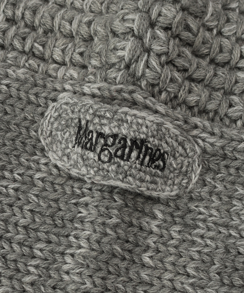 PULP/417EDIFICE(パルプフォーワンセブンエディフィス)の「Margarines / マーガリンズ HOODED SCARF(マフラー・レディース・レッド/グレー・FREE)」の5枚目の写真