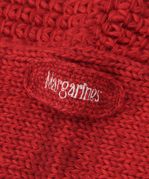 PULP/417EDIFICE(パルプフォーワンセブンエディフィス)の「Margarines / マーガリンズ HOODED SCARF(マフラー・レディース・レッド/グレー・FREE)」の6枚目の写真