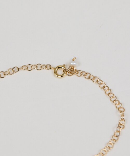 GALLARDAGALANTE（ガリャルダガランテ）の「サークルチェーンストーンネックレス（リング・レディース・ネイビー/グリーン・FREE）」の3枚目の写真