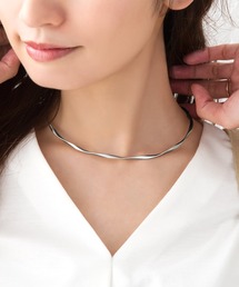 Cream dot.（クリームドット）の「【金属アレルギー対応】デコルテにフィットする華奢チョーカー（チョーカー）」