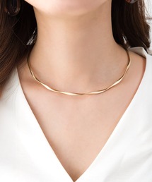 Cream dot.（クリームドット）の「【金属アレルギー対応】デコルテにフィットする華奢チョーカー（チョーカー）」