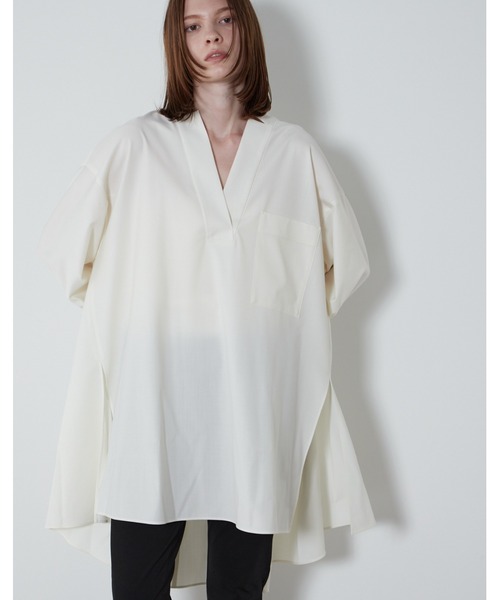 LE PHIL》ドライウールブラウス