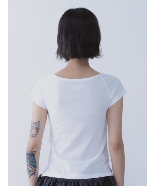 SETSETSET(セットセットセット)の「ROSE HEART T-SHIRTS(Tシャツ/カットソー・レディース・その他・ONE SIZE)」の6枚目の写真