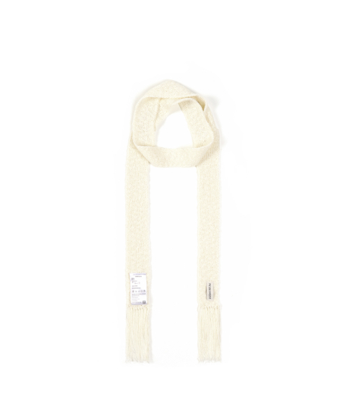 セール】ZIZE KNIT MUFFLER (IVORY)（マフラー）｜ZIZEMUSEUM（ジゼ