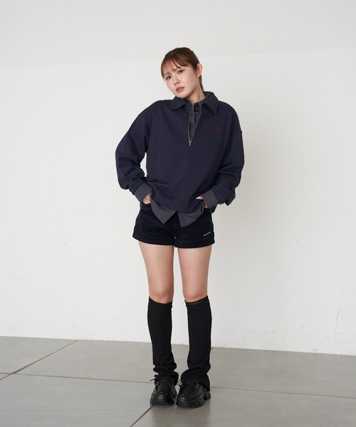 RAY CASSIN(レイカズン)の「シアーレイヤードレッグウォーマー(レッグウォーマー・レディース・ブラック/グレー/ホワイト・FREE)」の16枚目の写真