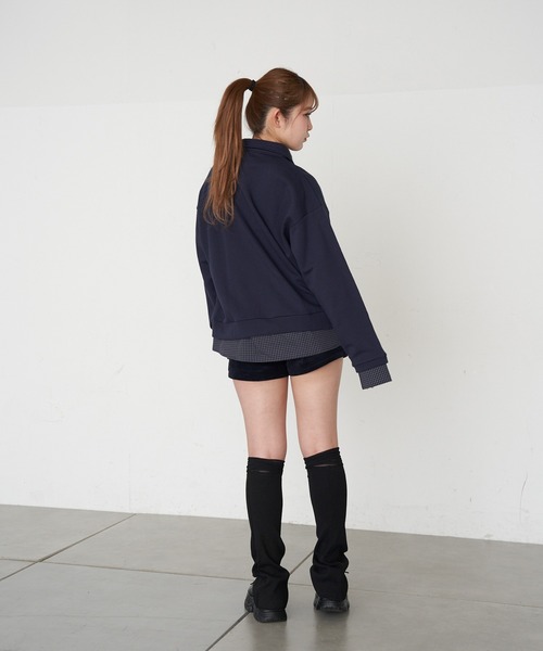 RAY CASSIN(レイカズン)の「シアーレイヤードレッグウォーマー(レッグウォーマー・レディース・ブラック/グレー/ホワイト・FREE)」の18枚目の写真