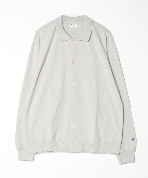 Champion（チャンピオン）の「【Champion/チャンピオン】直営限定コレクション メンズ ロングスリーブカーディガン（カーディガン/ボレロ・メンズ・その他35/ブラック/グレー・X-LARGE/MEDIUM/SMALL）」の3枚目の写真