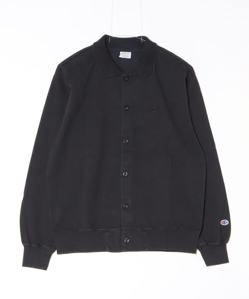 Champion（チャンピオン）の「【Champion/チャンピオン】直営限定コレクション メンズ ロングスリーブカーディガン（カーディガン/ボレロ・メンズ・その他35/ブラック/グレー・X-LARGE/MEDIUM/SMALL）」の2枚目の写真