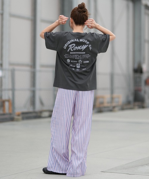 ROXY/ロキシー ロングパンツ ワイドパンツ 花柄 ストライプ チェック柄
