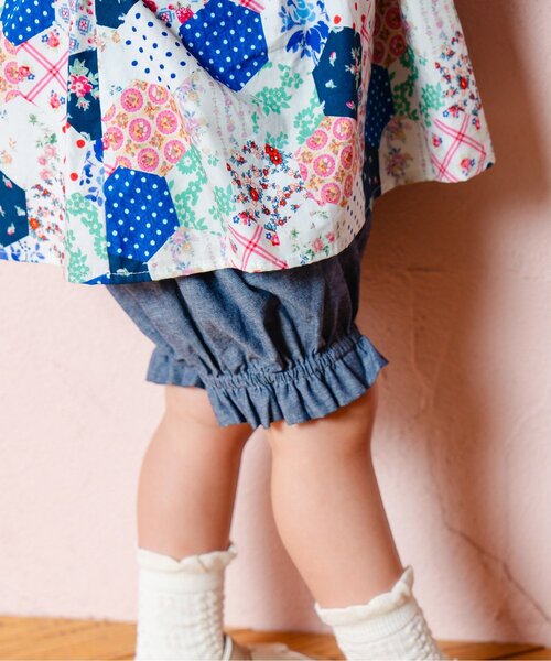 Boribon（ボリボン）の「ミニョンスモッキングミルキースーツ（その他ベビーウェア・キッズ・マルチ・70/80/90）」の5枚目の写真