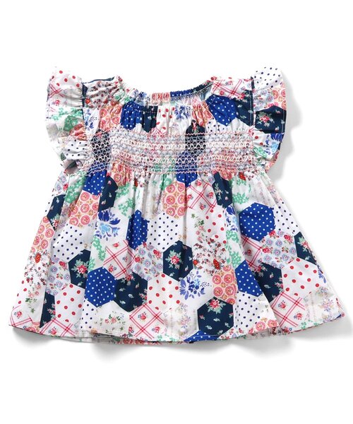 Boribon（ボリボン）の「ミニョンスモッキングミルキースーツ（その他ベビーウェア・キッズ・マルチ・70/80/90）」の9枚目の写真