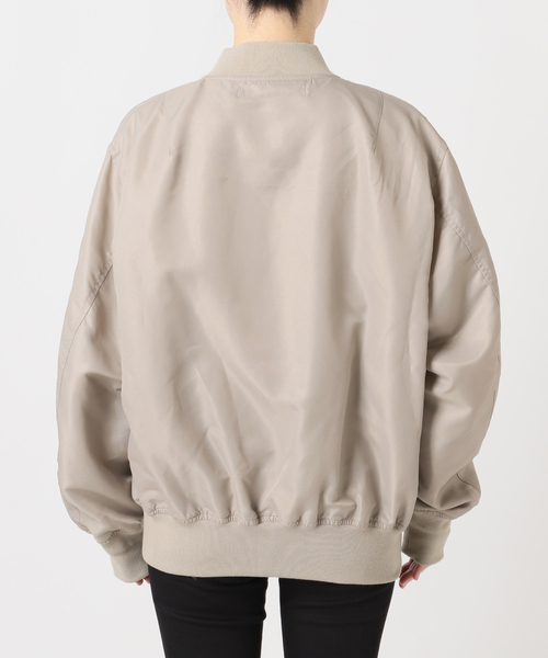 JOURNAL STANDARD（ジャーナルスタンダード）の「《追加》【洗える】ダブルジップMA-1（MA-1・レディース・ブラウン/ベージュ・FREE）」の11枚目の写真