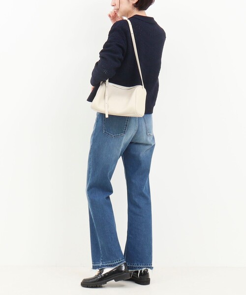 MICO COULIER（ミコクリエ）の「クロシェレース風衿付きカーディガン（カーディガン/ボレロ・レディース・ネイビー/ライトグレー・38）」の20枚目の写真