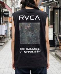 RVCA（ルーカ）の「【RVCA/ルーカ】PALM BOX TT 　バックプリント　ノースリーブ　マッスルタンクトップ（タンクトップ）」